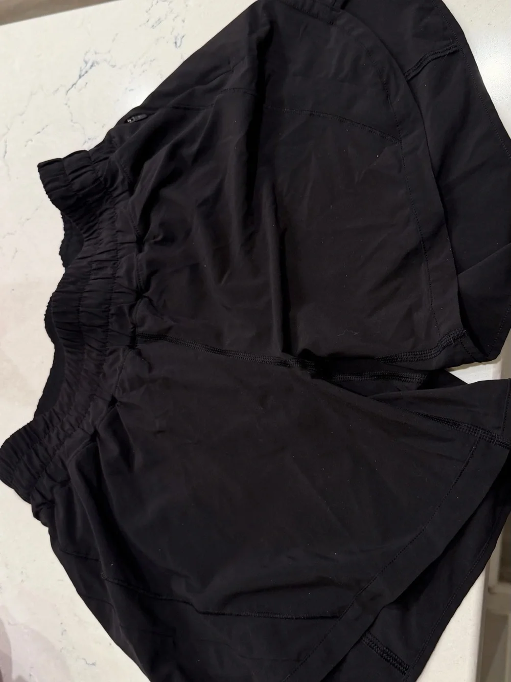 lululemon Track that short 5” Black Athletic Shorts with Drawstring